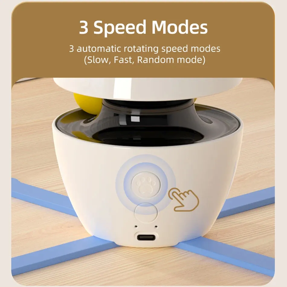3 In 1 Automatic Interactive Cat Toys with LED Laser