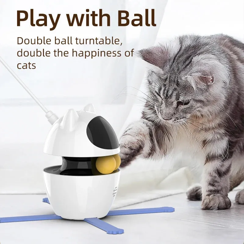 3 In 1 Automatic Interactive Cat Toys with LED Laser