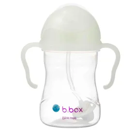 b.box Weighted Straw Sippy Cup - Glow in the Dark -Leak-Proof, Spill & Free Drinking 240ml