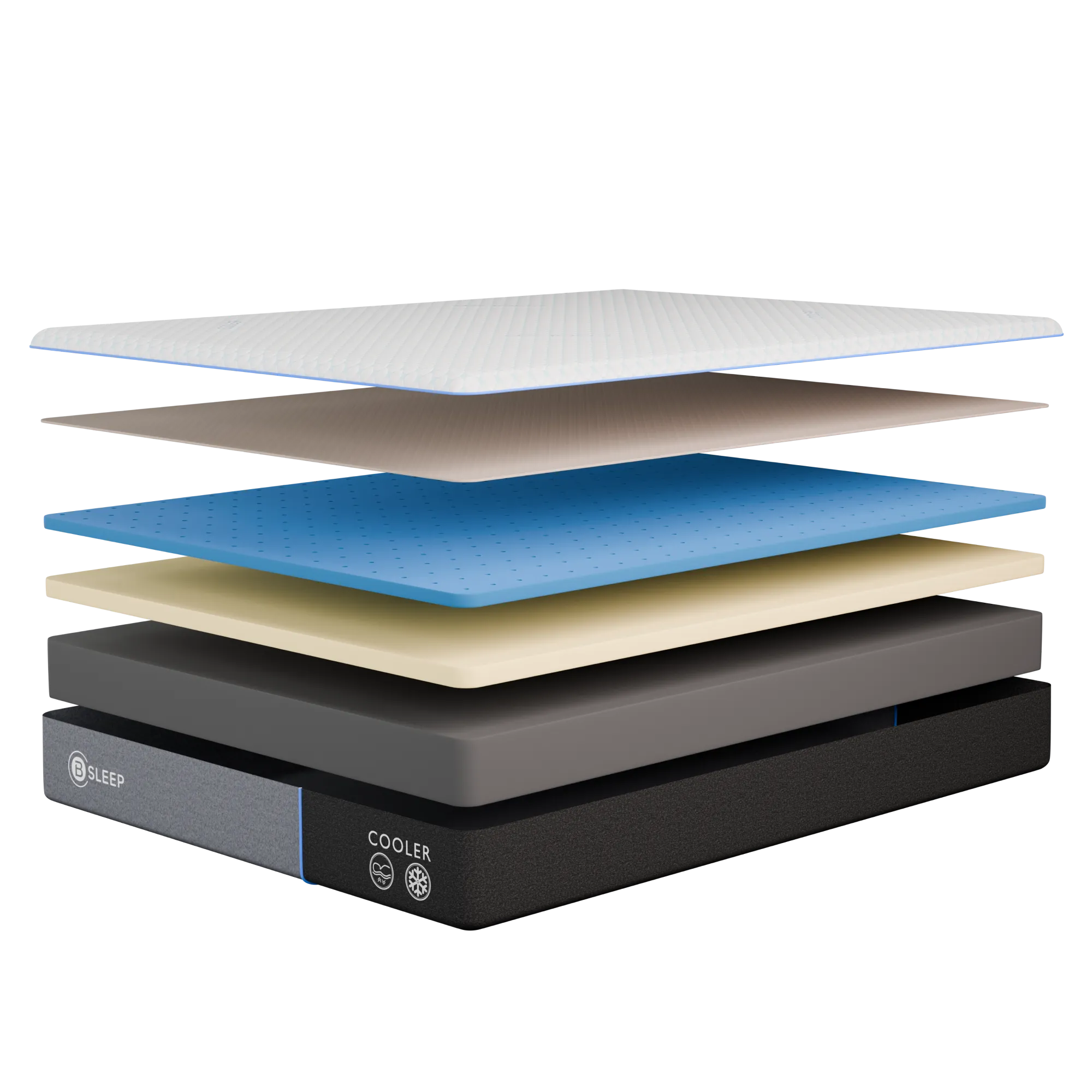 Bsleep Cooler 12” Memory Foam Queen Mattress