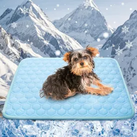 Cooling Mat for Dogs Thicken Pad for Cats,Rabbit&Medium,Large Dogs Internal Arc-Chill Cool Fiber Dog Cooling Mat Non-Slip Washable Summer Pet Outdoor Bed