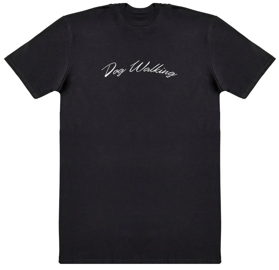 Dog Walking - Huge Oversized Comfy Original T-Shirt