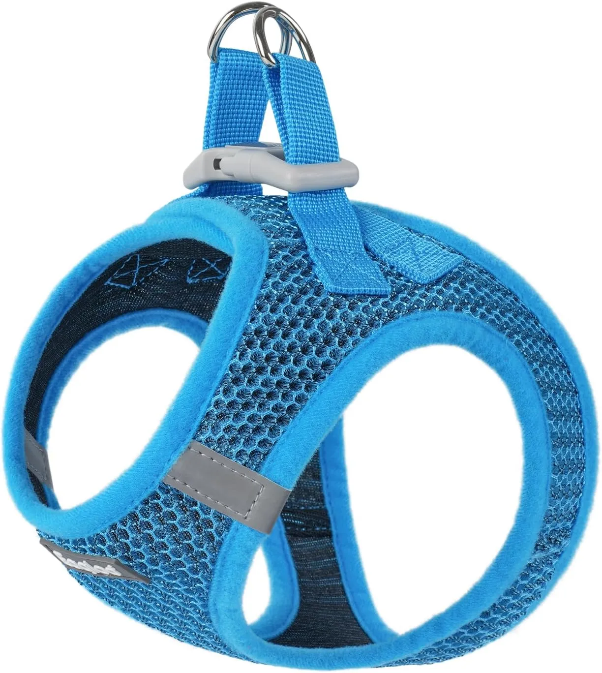 Eagloo Small Dog Harness and Leash Set, Step in Puppy Vest with Breathable Soft Mesh, Easy Walk Reflective Pet Harness for Medium Small Dogs, Blue, M