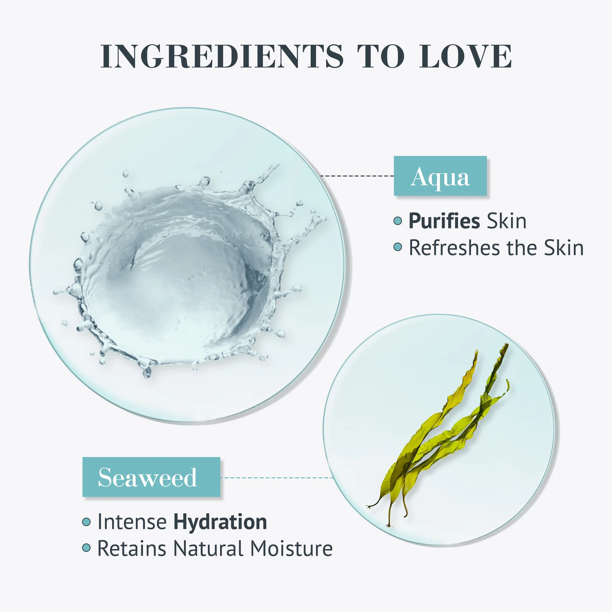 Good Vibes Aqua & Sea Mineral Hydration Booster Face Gel | Intense Hydration, 8X Hydra Booster, Provides Moisture | Vegan, No Parabens, No Sulphates, No Mineral Oil, No Silicones, No Animal Testing (50 g)