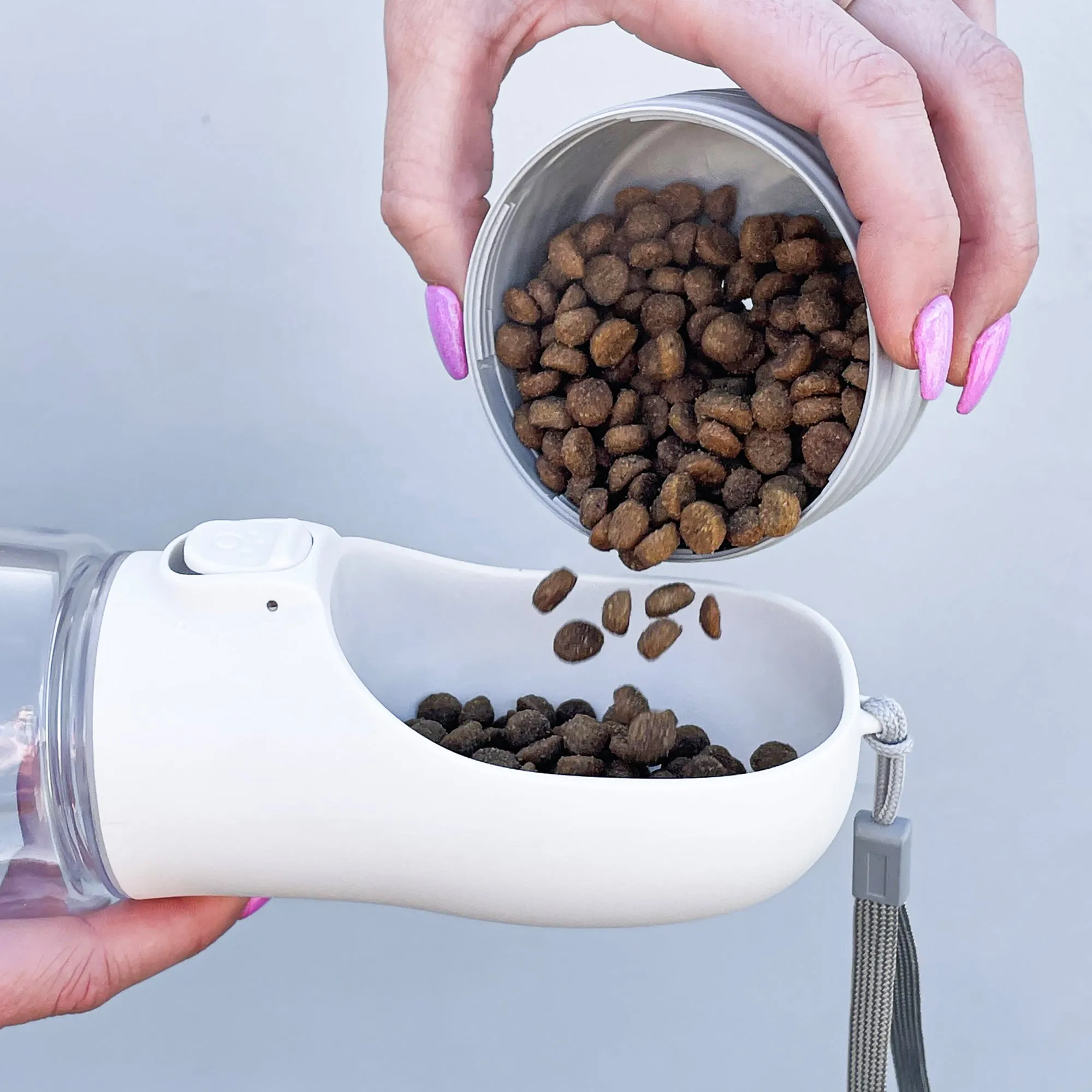 Huskimo Water Bottle with Food Storage 380ml^^^