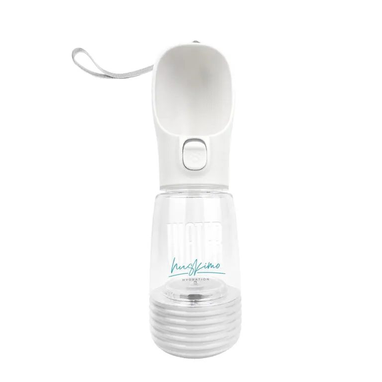 Huskimo Water Bottle with Food Storage 380ml^^^