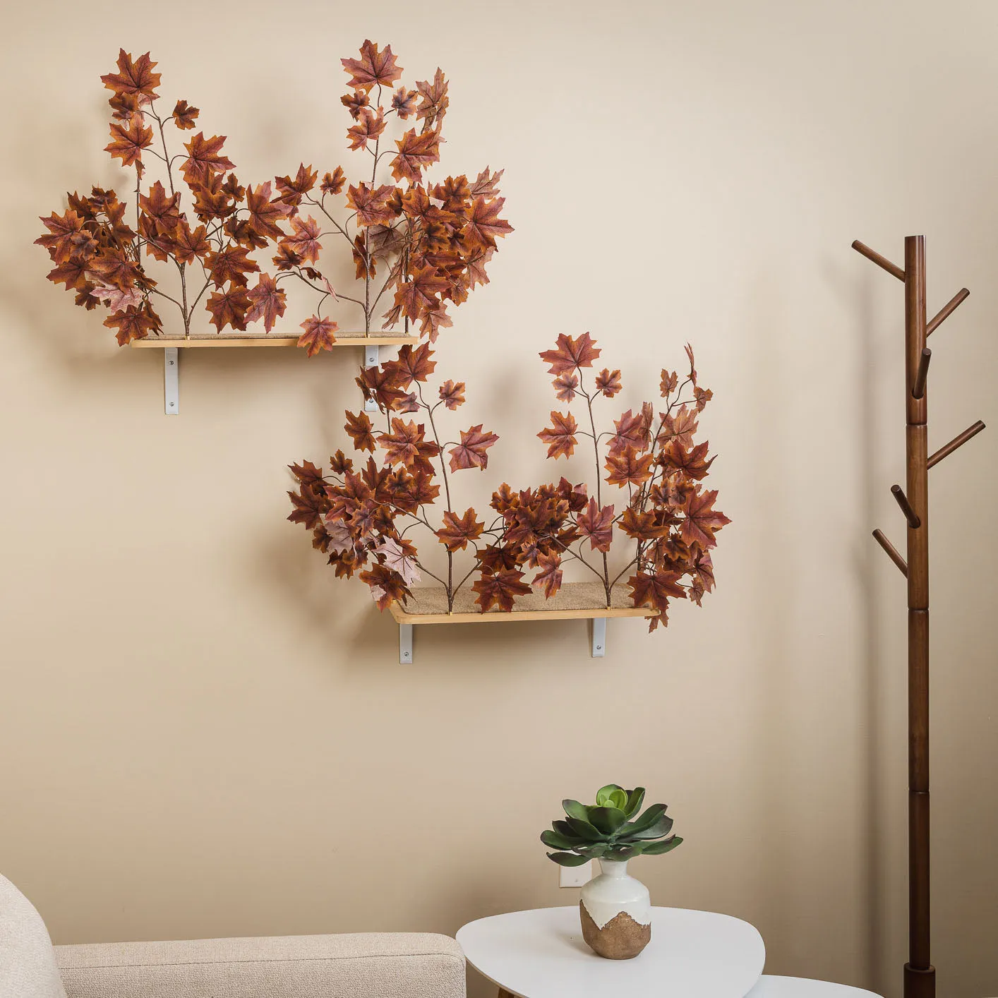 Interchangeable Leaves Rectangular Cat Canopy (Set of Two), Deep Plum