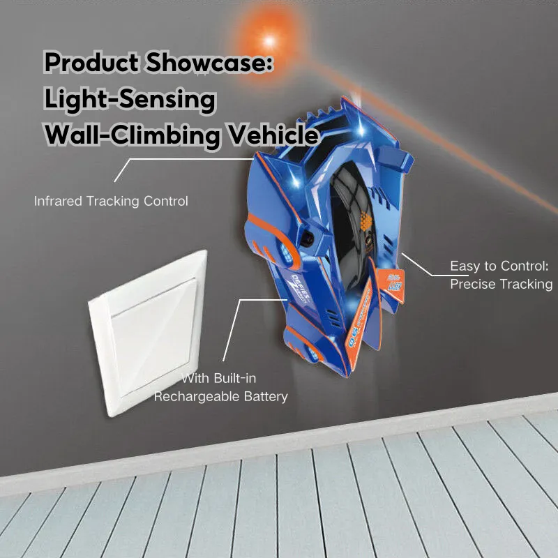 Light-Sensing Tracing Wall-Climbing Car 3 Years  