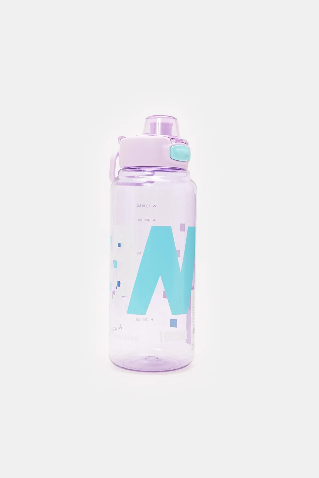 Lilac Print Water Bottle (1000ml)