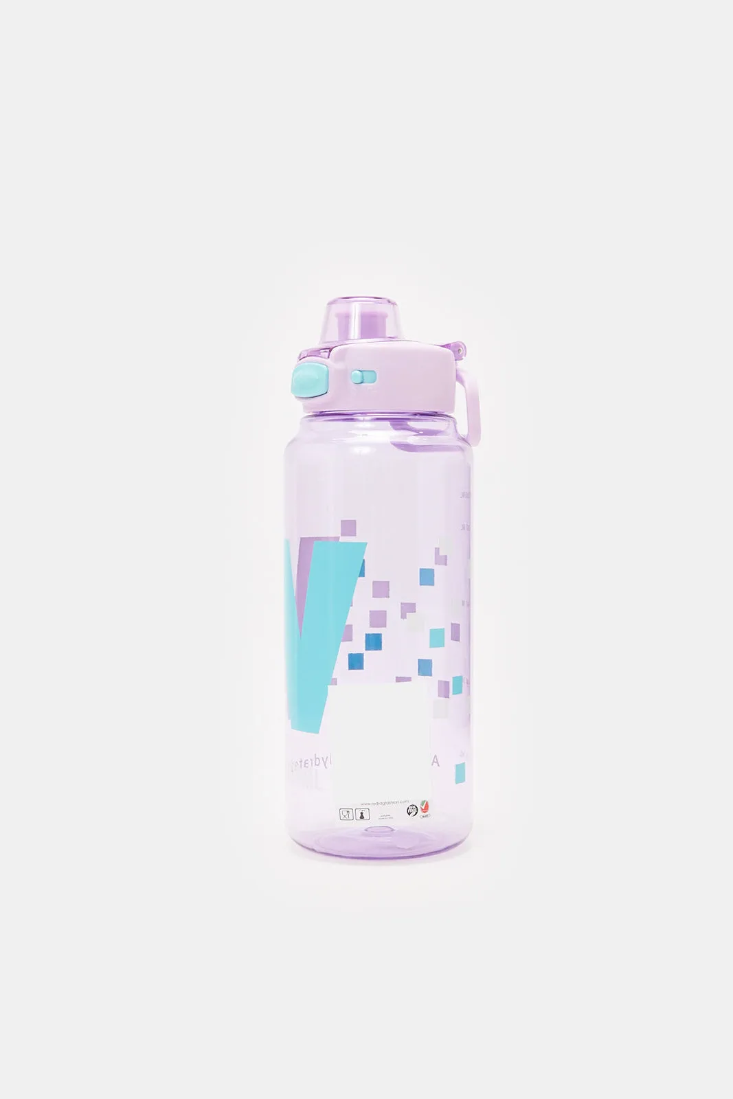 Lilac Print Water Bottle (1000ml)
