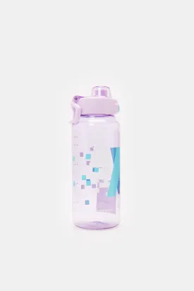 Lilac Print Water Bottle (1000ml)