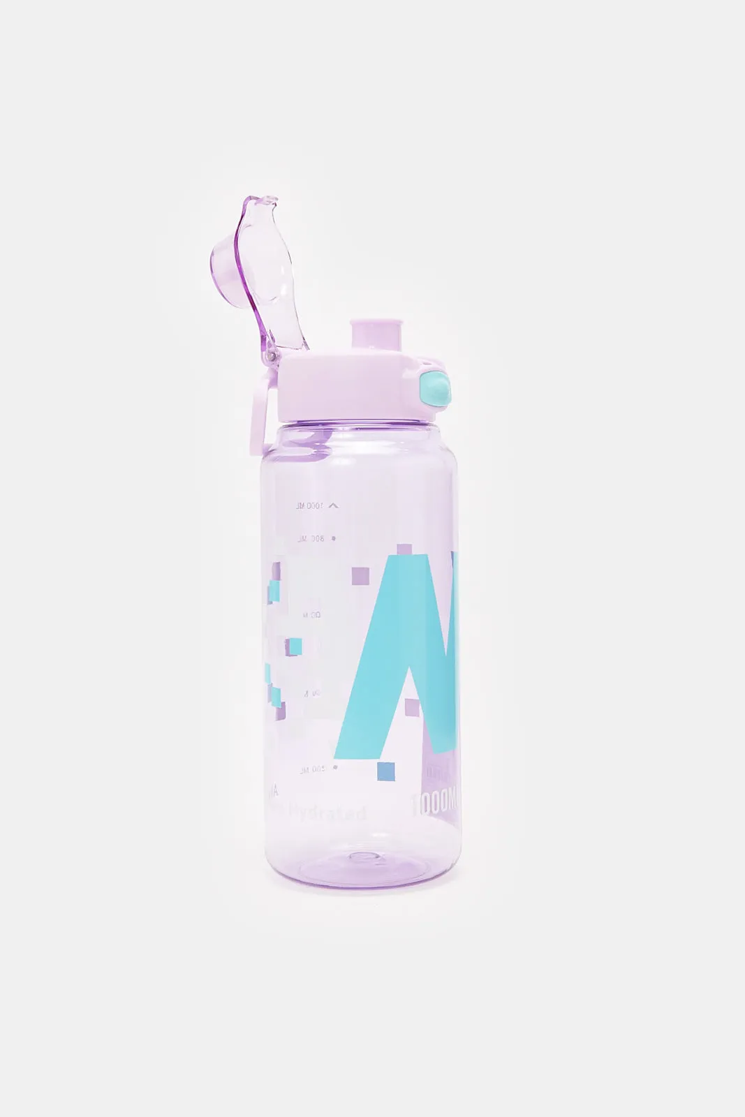 Lilac Print Water Bottle (1000ml)