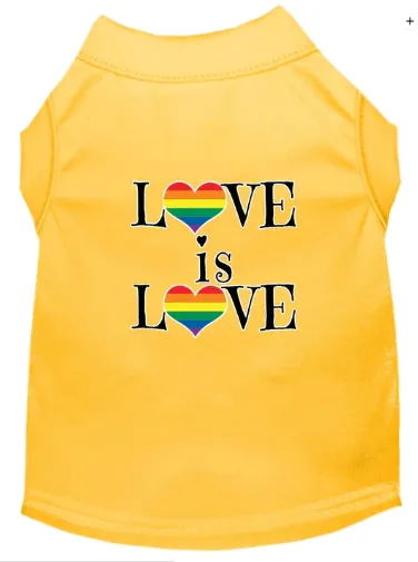 Love is Love - Soft Shirt for Dogs and Cats