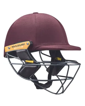 Masuri E Line Titanium Cricket Batting Helmet - Maroon - Senior