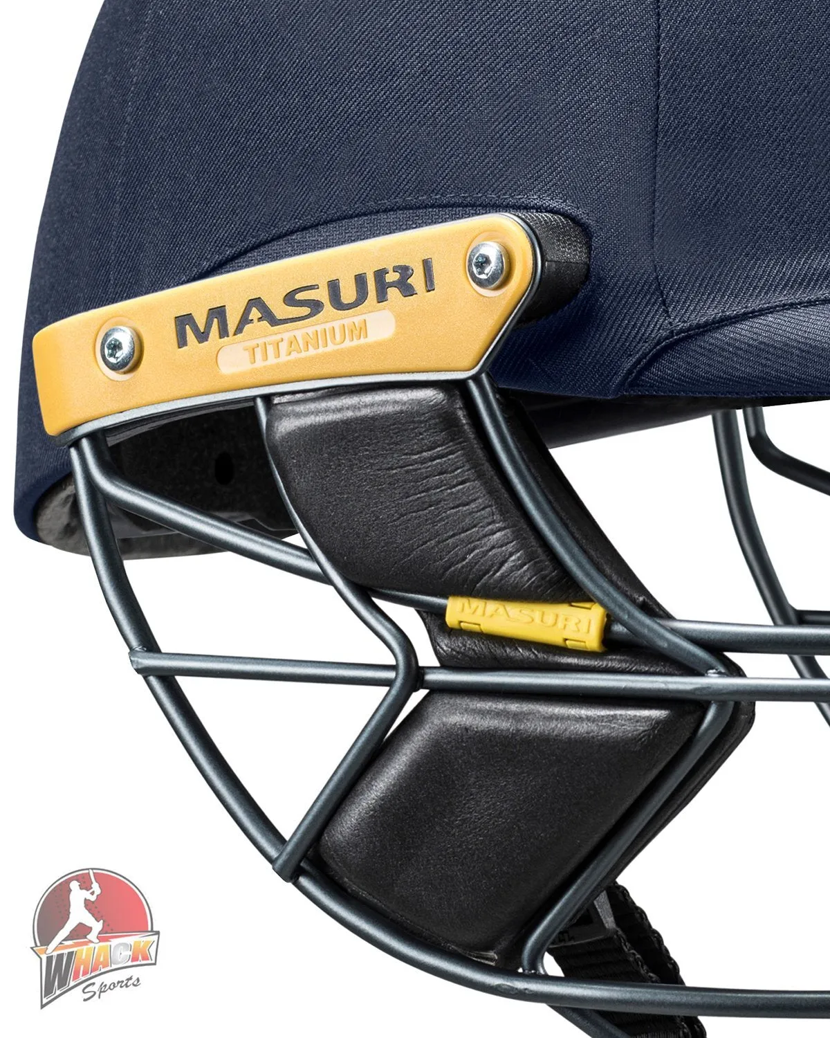 Masuri E Line Titanium Cricket Batting Helmet - Maroon - Senior