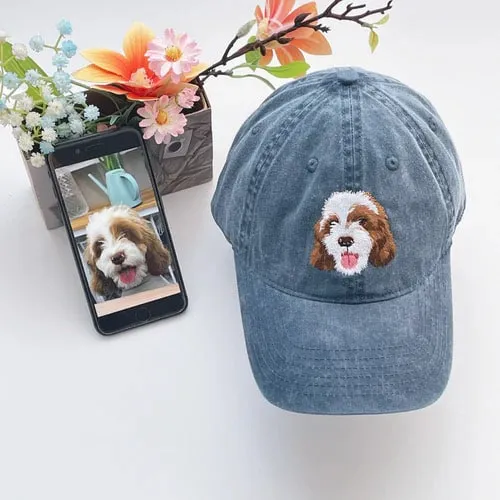 Pet Lovers Embroidered Cap