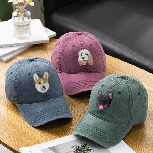 Pet Lovers Embroidered Cap