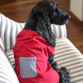 PoochMate Red Cotton Dog T-Shirt with Pocket