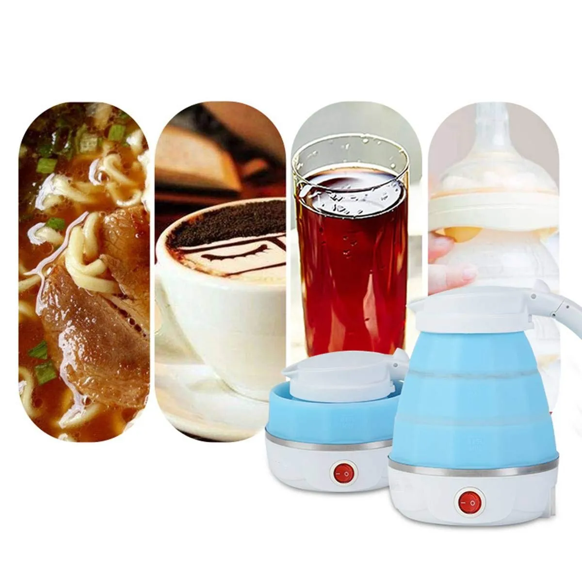 Portable Silicone Camping Kettle