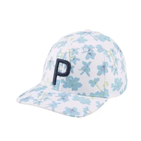 PUMA Verdant Men's P Cap (White/Aqua)