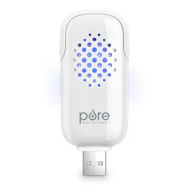 Pure Enrichment PureSpa USB Personal Aroma Diffuser - Portable, BPA-Free Essential Oil Diffuser with 3 Aromatherapy Refill Pads - Ideal for Car, Computer, and Travel