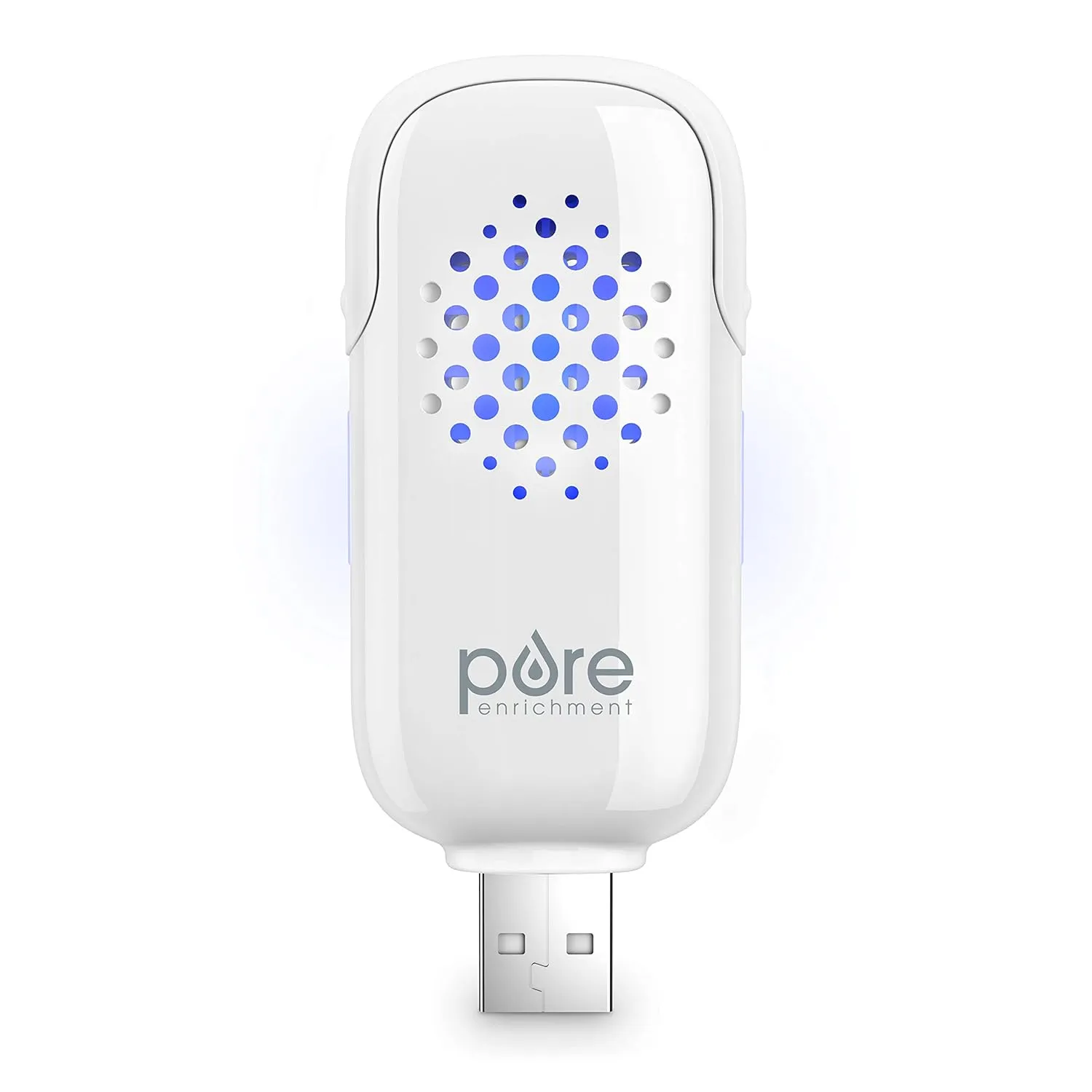 Pure Enrichment PureSpa USB Personal Aroma Diffuser - Portable, BPA-Free Essential Oil Diffuser with 3 Aromatherapy Refill Pads - Ideal for Car, Computer, and Travel