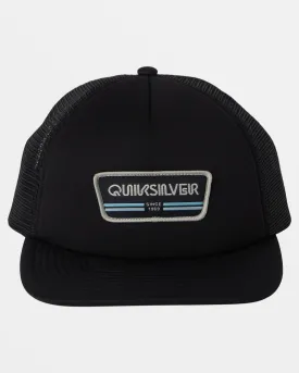 Quiksilver Slab Drifter Trucker Hat - BLACK