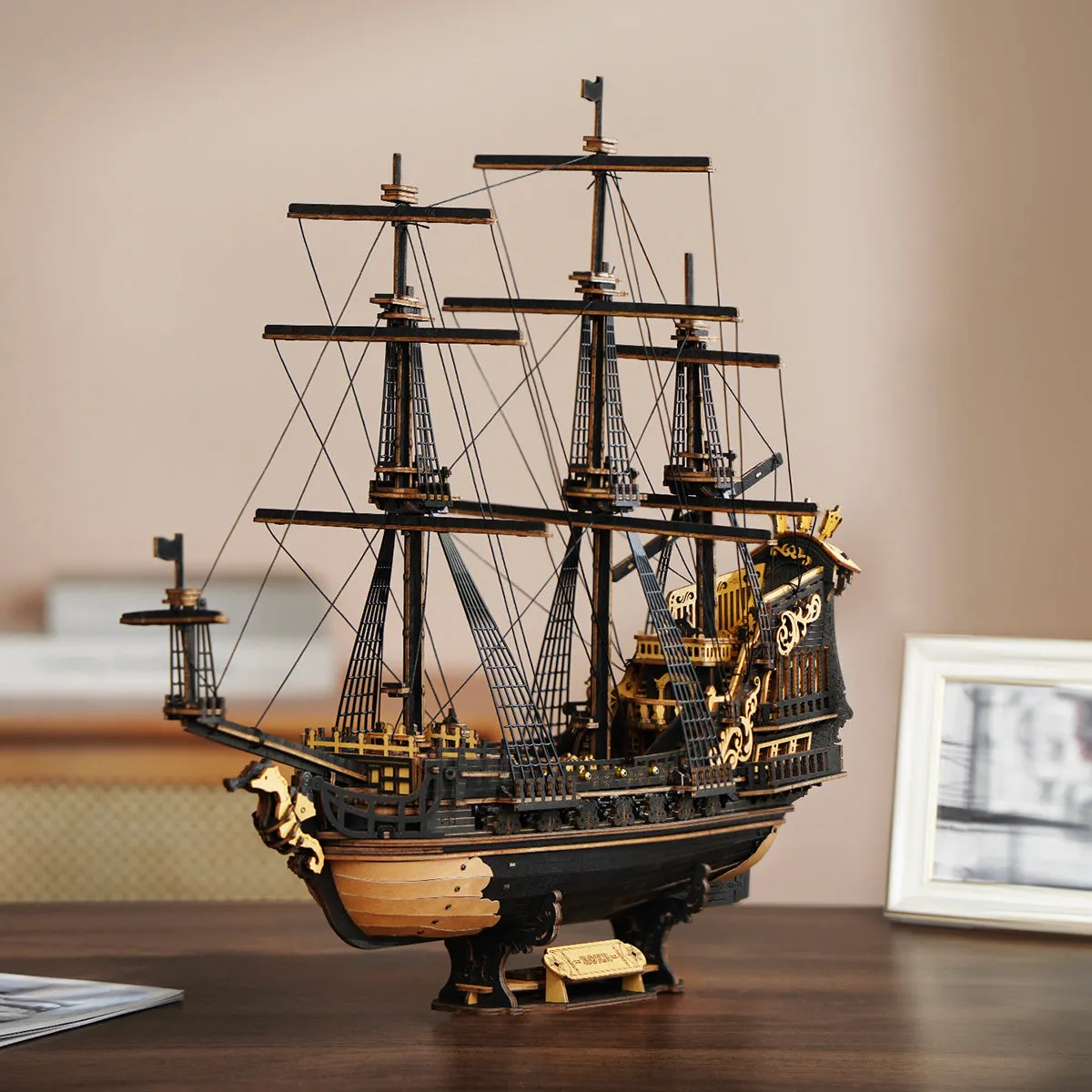 ROKR The Seahorse Barque 3D Puzzle MCB02