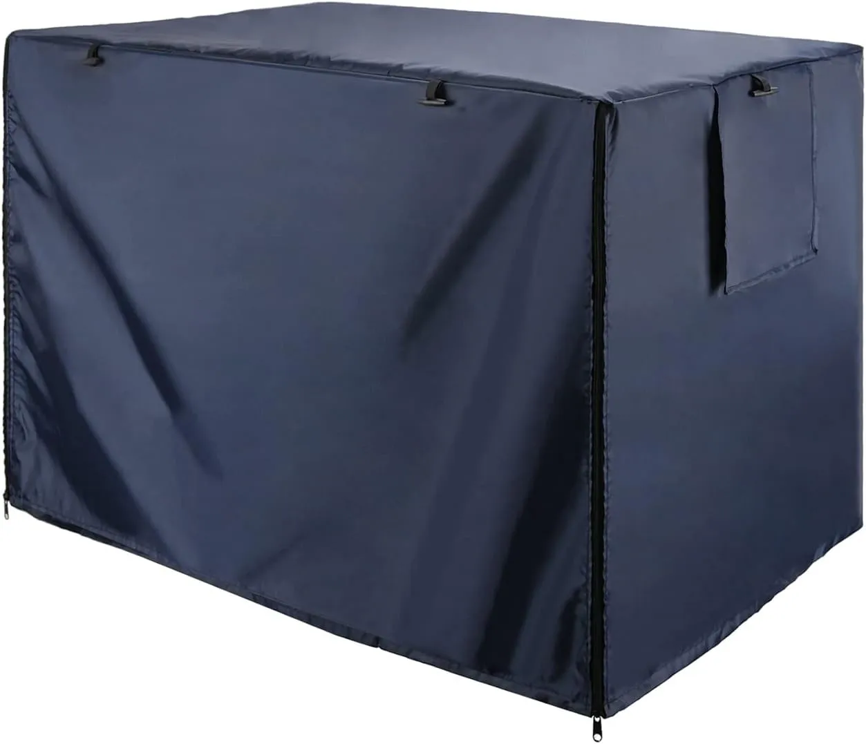 Senmortar Double Door Dog Crate Cover Wire Dog Cage Cover Waterproof Durable Lightweight 420D Polyester for Pet Crates Dark Blue 36 inches