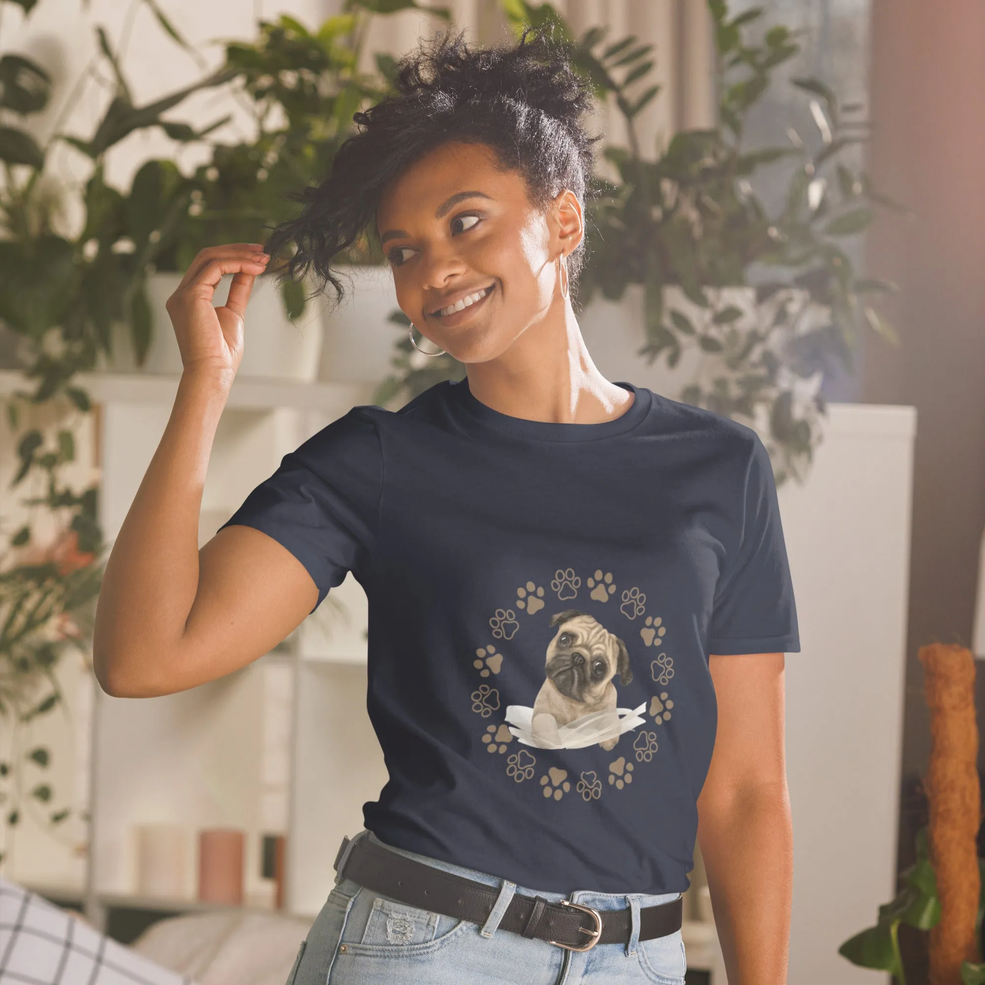 Short-Sleeve Unisex T-Shirt / Dog lovers unique gift / Boston terrier lovers gift / Boston Terrier