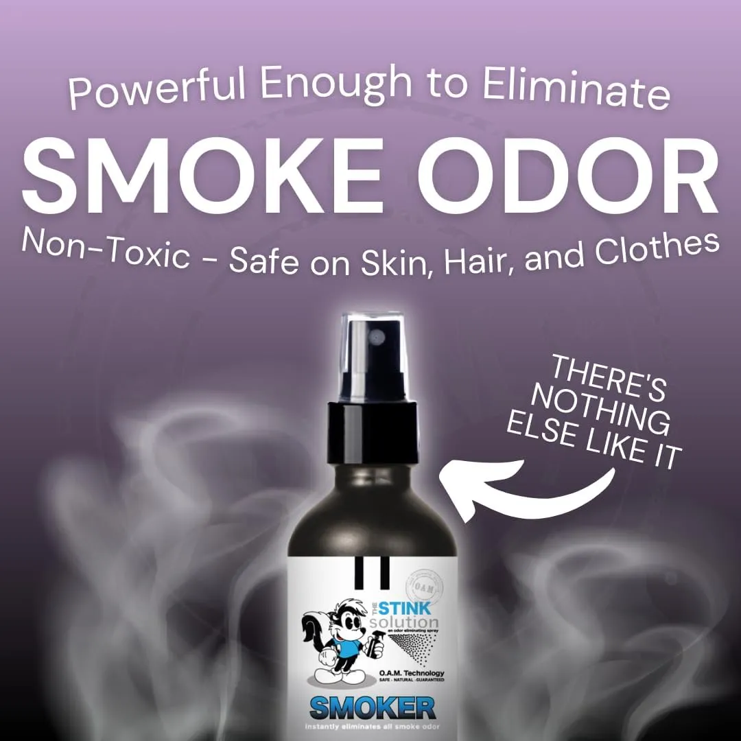 Smoke Odor Eliminator Spray - Completely Remove Smoke Smell From House, Car, Clothes, Hands, Hair, & More - Best Odor Eliminator For Smoke - Bamboo Teak Fragrance - 1 Gallon