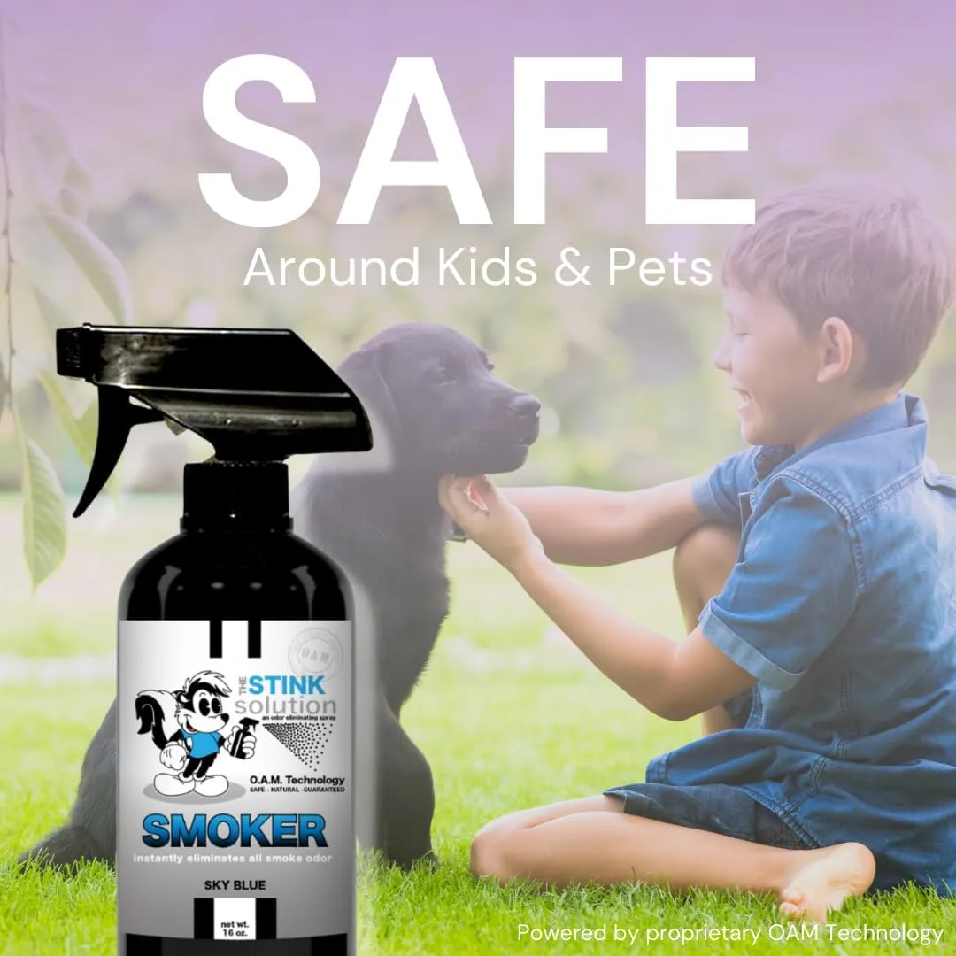 Smoke Odor Eliminator Spray - Completely Remove Smoke Smell From House, Car, Clothes, Hands, Hair, & More - Best Odor Eliminator For Smoke - Bamboo Teak Fragrance - 1 Gallon