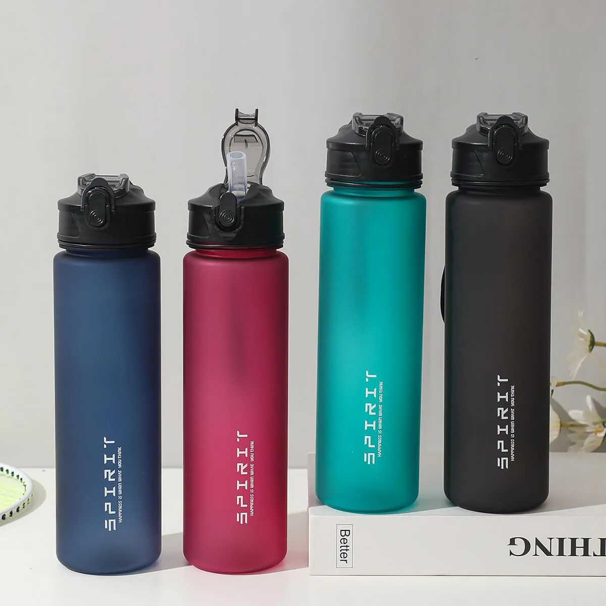 Sports Sipper Water Bottle 25oz - Blue