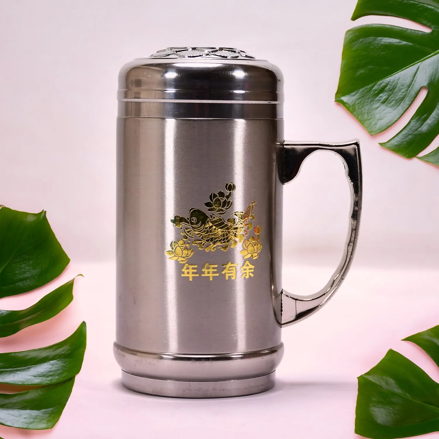 Stainless Steel Mug Bottle - 400ml Travel Size
