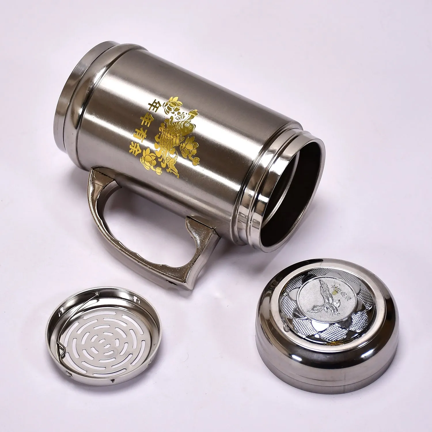 Stainless Steel Mug Bottle - 400ml Travel Size