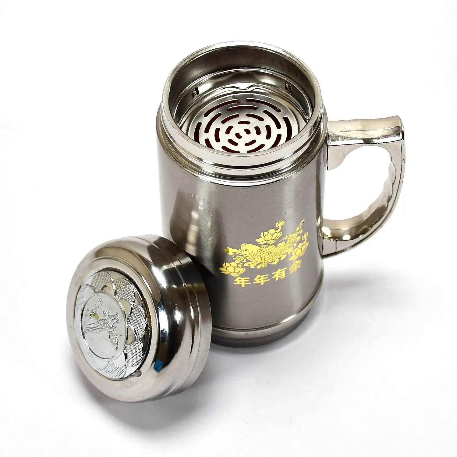 Stainless Steel Mug Bottle - 400ml Travel Size