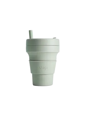 Stojo Collapsible Cup Biggie 16oz/470ml (Sage Green)