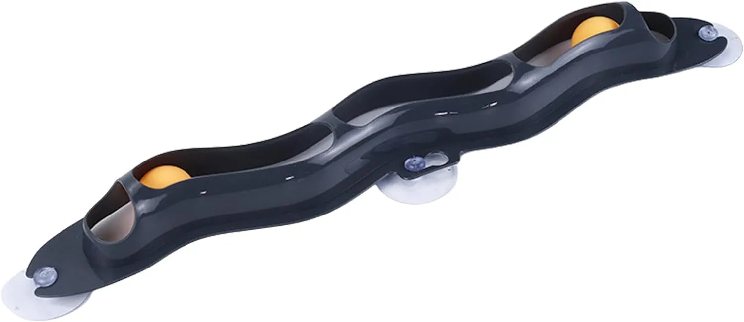 Toy Teaser with Suction Cup for Window Indoor Entertainment for Cats Exercise Window Mounted Suction Cup