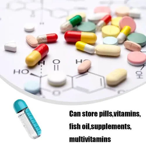 Water Bottle with Pill Holder | Pill Organizer Water Bottles